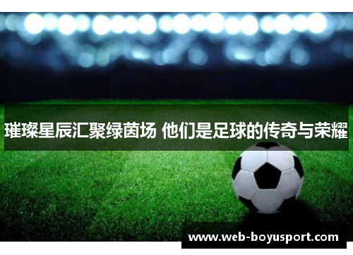 璀璨星辰汇聚绿茵场 他们是足球的传奇与荣耀