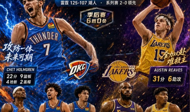 博鱼-雷霆125-107湖人！湖人濒临淘汰，老詹创历史第一，东契奇不回归