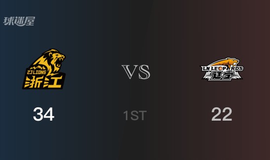 广厦首节领先辽宁，奈特得到7分，弗格得到7分