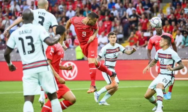 博鱼官网-C罗缺阵 今年葡萄牙首负瑞士首胜 五盾败给奥姆林